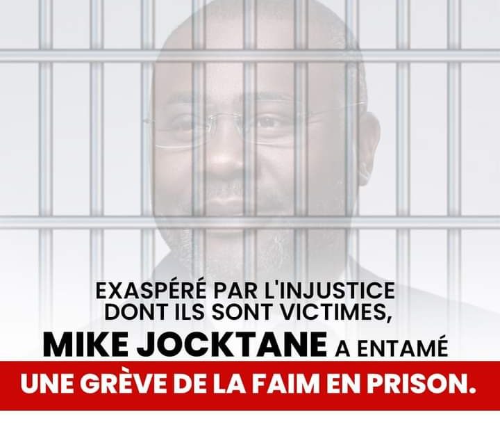Mike jocktane, en grève de la faim à la prison centrale d’Oyem