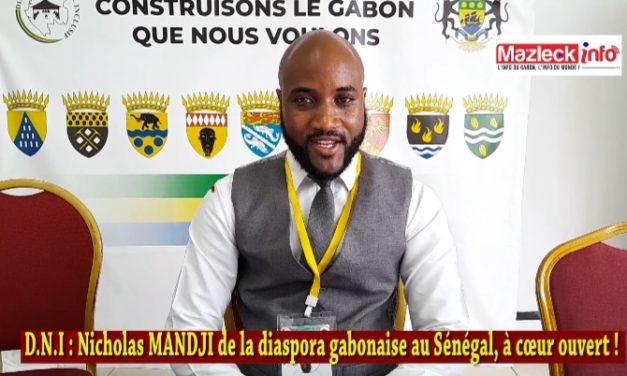 D.N.I: Nicholas MANDJI, membre de la diaspora gabonaise au Sénégal, parle de la commission Économie