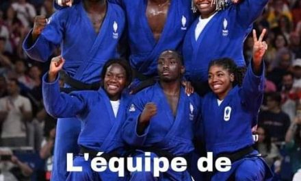 L’équipe de France 🇫🇷 de judo, médaillée d’or aux J.O 2024.