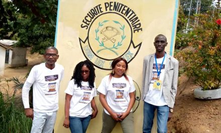 SOS Prisonniers Gabon en bienfaiteur à la prison centrale de Lambaréné
