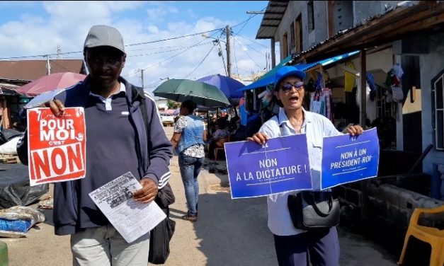 La plateforme REFERENDUM je vote NON, à la conquête de Lambaréné