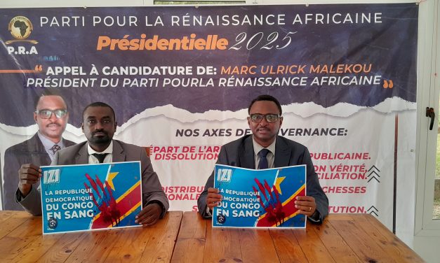 CRISE ARMEE A GOMA Le Parti pour le Renaissance Africaine condamne l&rsquo;attaque terroriste du M 23