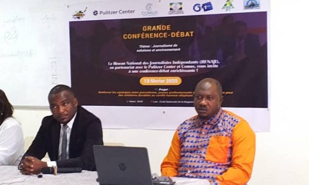 Le conflit Homme/Eléphant au Gabon, conférence thématique à l’initiative du Réseau des journalistes indépendants, RENAJI.