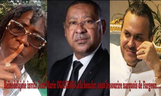Reinedelajoie remonte les bretelles à Jean Marie OGANDAGA, ministre des finances sous « Brice LACCRUCHE ALIHANGA »