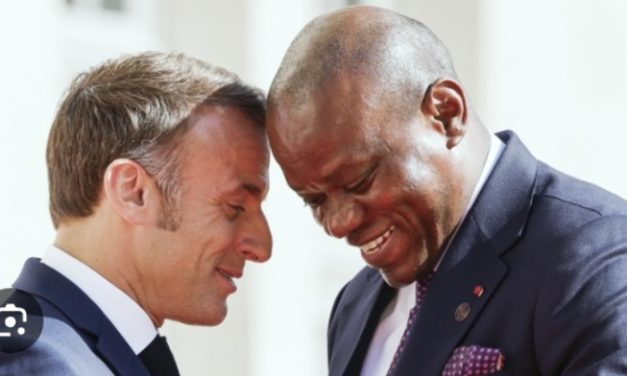 Visite de travail d&rsquo;Emmanuel MACRON à Libreville.